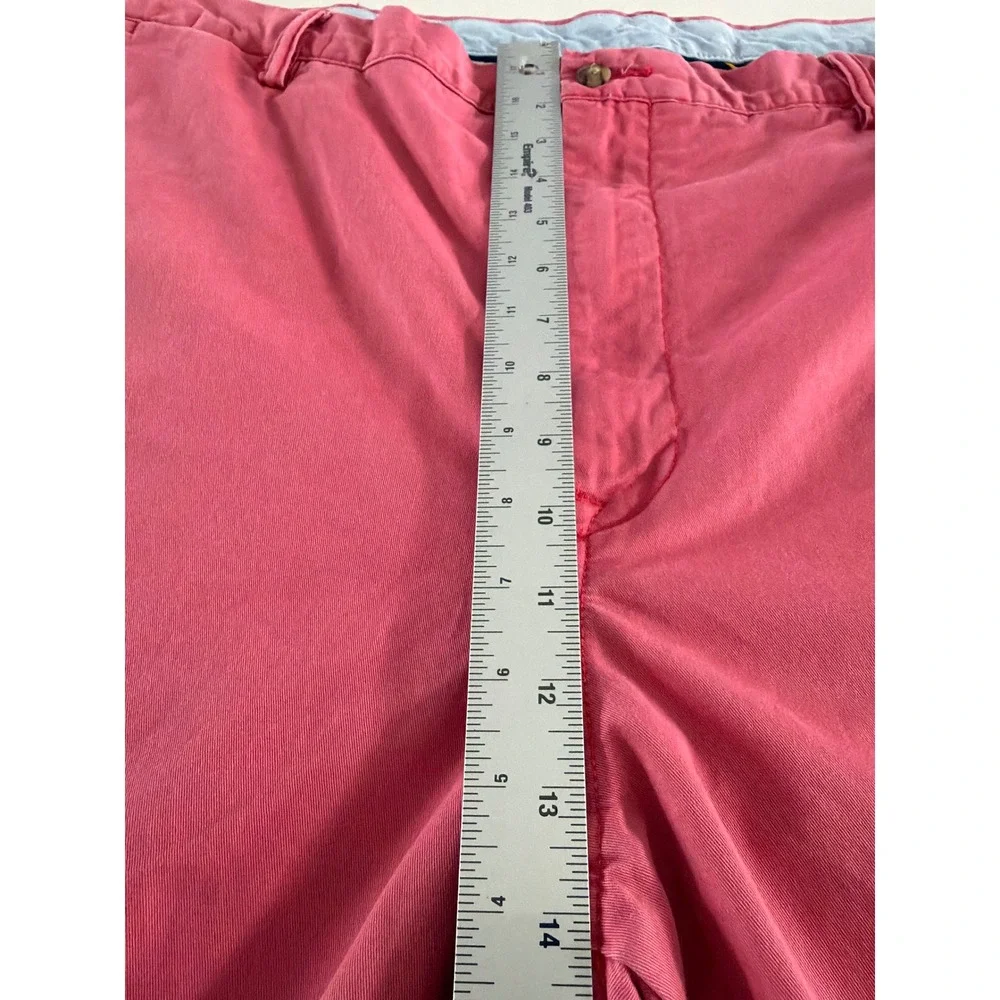 Polo Ralph Lauren Mens Pink Stretch Classic Fit Chino Pants 46x32 Trousers